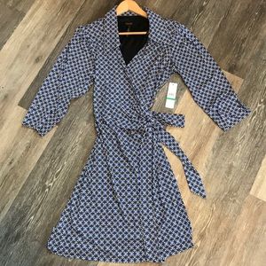 Laundry by Shelli Segal Wrap Dress Large NWT